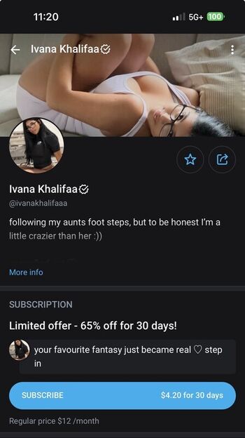 Ivana khalifa page leaked private photo uncensored HD quality