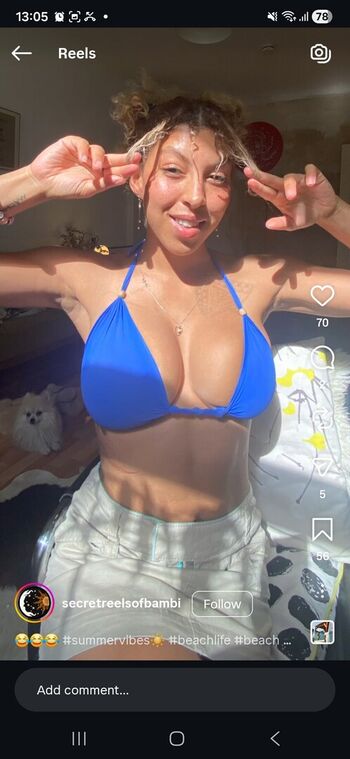 Secretreelsofbambi leaked private photo uncensored HD quality